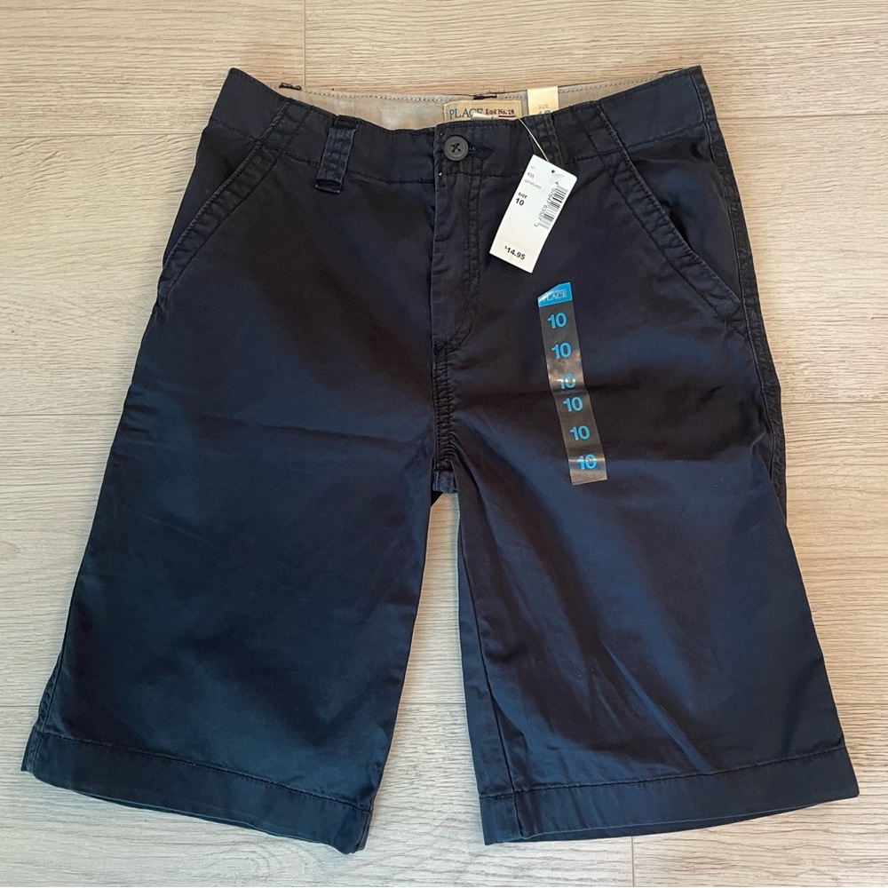 NWT Children’s Place Navy Blue Shorts, Size 10, Adjustable Waist